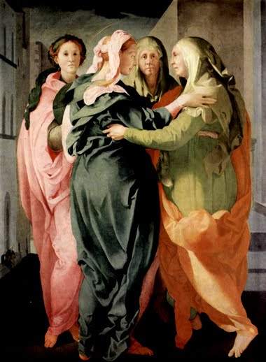 Pontormo-La visitazione - Chiesa S. Nichele - Carmignano.JPG